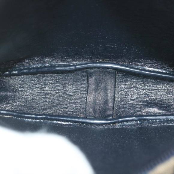 Christian Dior Trotter Canvas Chain Shoulder Bag Navy Auth yk9686 - Picture 12 of 16